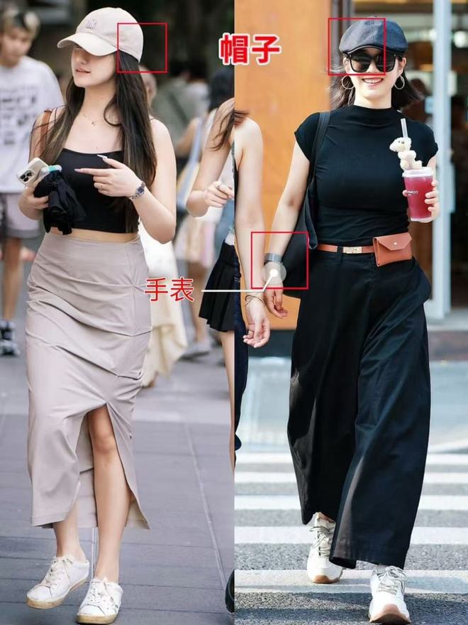 在穿“运动鞋+裙子”优雅又高级五一去了上海才发现：满大街都(图12)